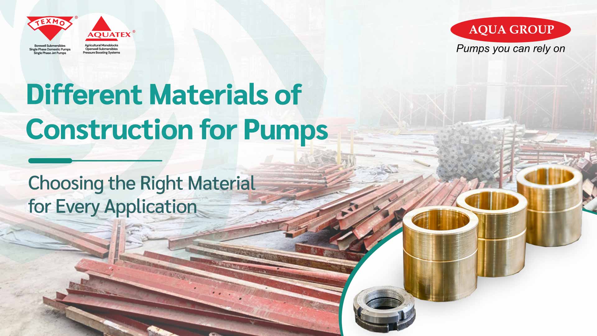 Different Materials of Construction for Pumps: Choosing the Right Material for Every Application